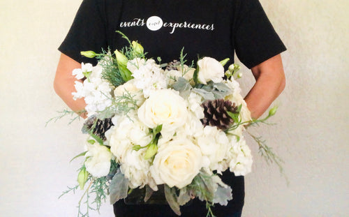 Winter White Christmas Floral Arrangement