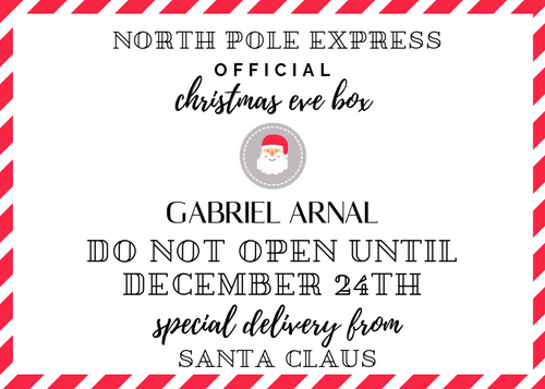 Personalized Christmas Eve Box